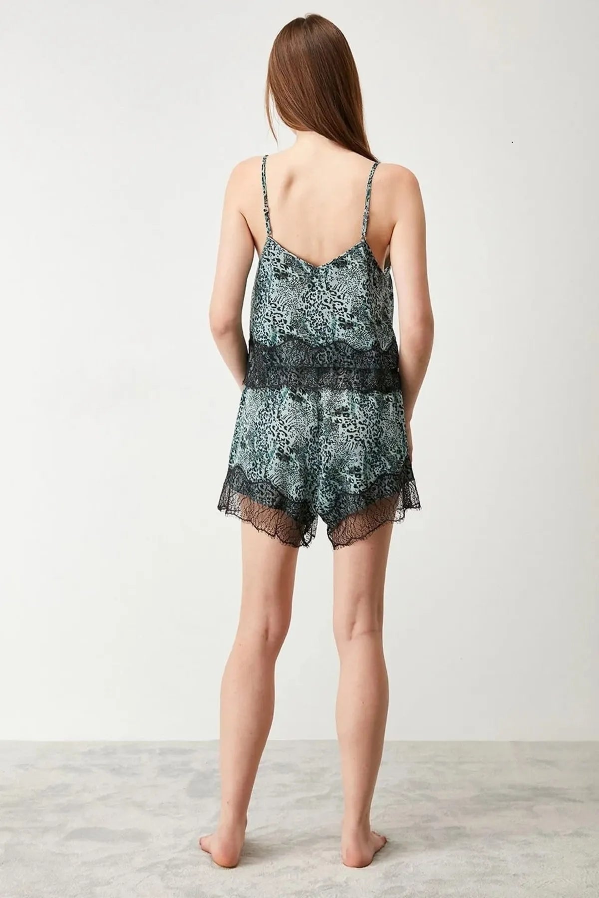 Penye Mood 2034 Comfort Satin Short Set