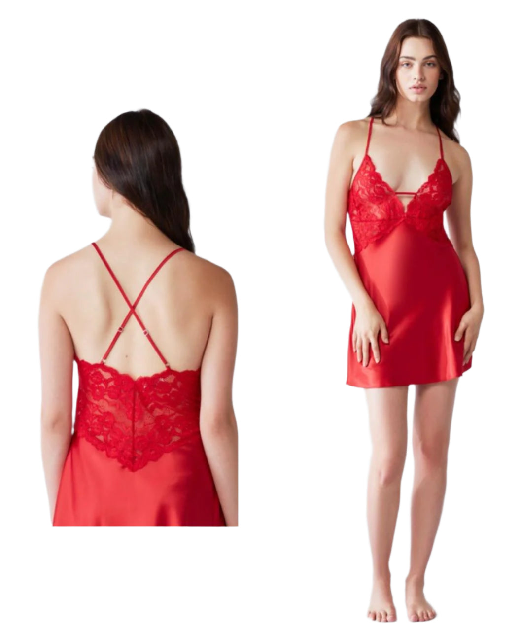 Penye Mood 2043 Satin Nightwear Set