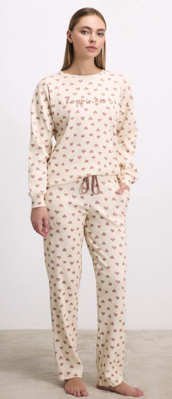 Dotted PJ Beige