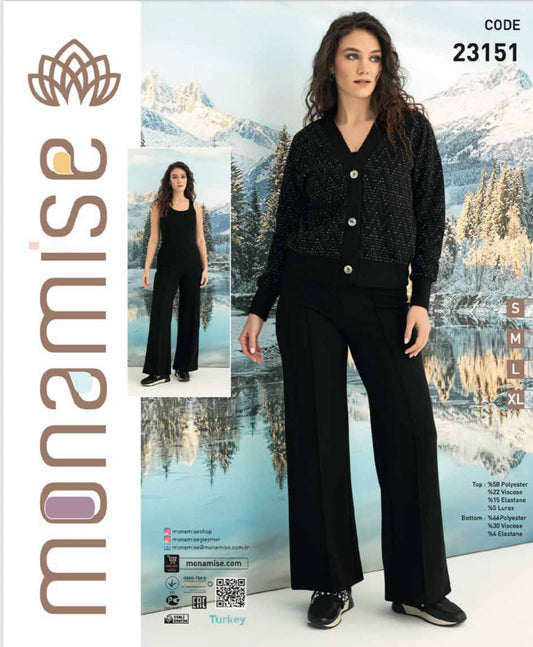 3 pieces-Black Set