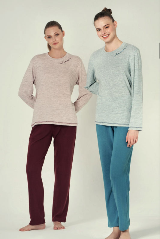 BURGUNDY - BLUE PJ