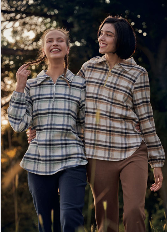 BLUE / BROWN SETS WITH ZIPPER