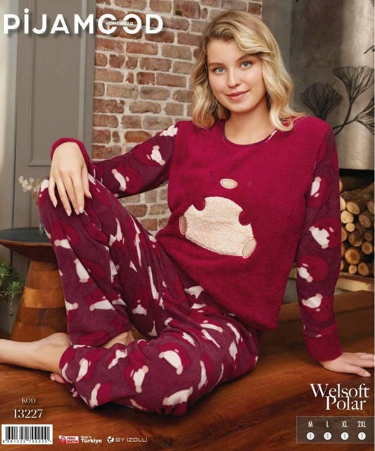 Burgundy - wool