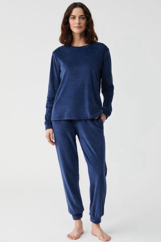 Navy Velvet