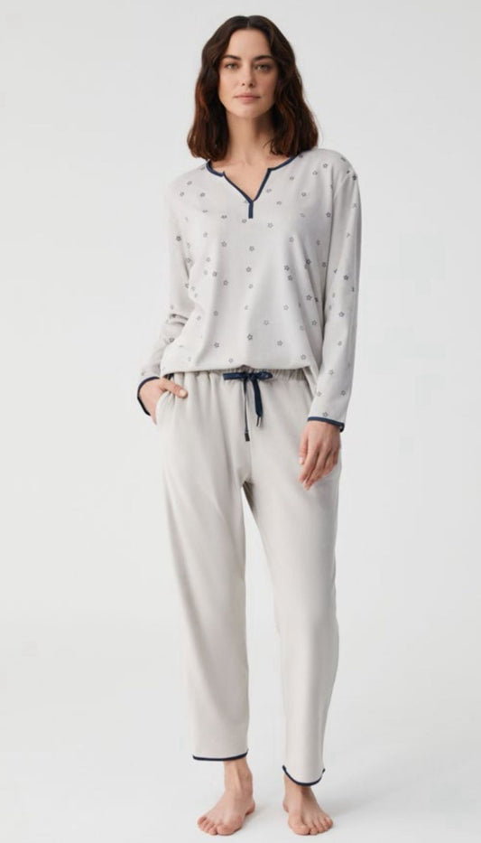 White and Navy-Velvet