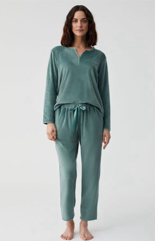 SOFT TEAL GREEN - VELVET
