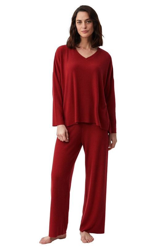 RED - VNECK